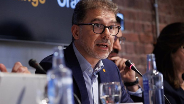 ep el consejero delegado de orange espana ludovic pech interviene durante la presentacion de los