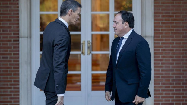 ep el presidente del gobierno pedro sanchez i y el presidente de la generalitat valenciana juanfran