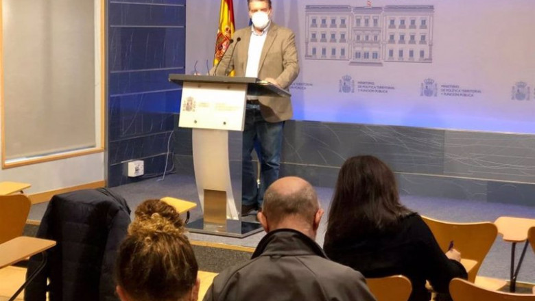 El responsable del área pública de CCOO, Francisco García, tras el encuentro mantenido con el ministro de Política Territorial y Función Pública, Miquel Iceta. | CCOO ep el responsable del area publica de ccoo francisco garcia tras el encuentro mantenido con el