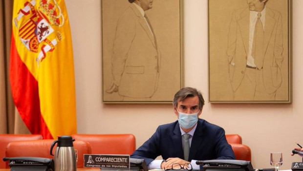ep el secretario general del tesoro y financiacion internacional carlos san basilio compareciendo