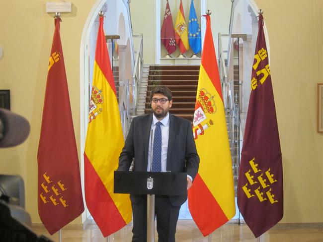 Fernando López Miras, En El Contacto Con Los Medios | EUROPA PRESS ep fernando lopez miras encontactolos medios