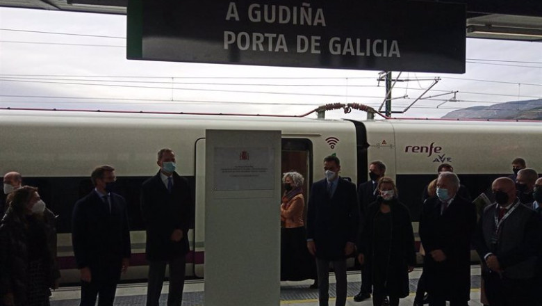Inauguración del AVE a Galicia | EUROPA PRESS ep inauguracion del ave a galicia