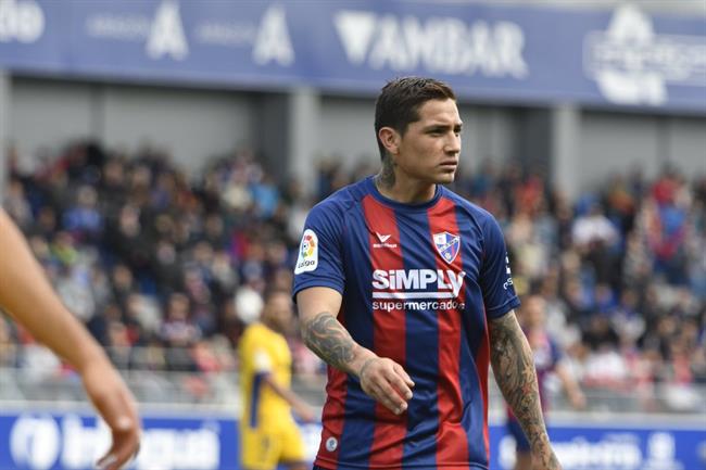 El jugador del Huesca Ezequiel Chimy Ávila | TWITTER EZEQUIEL CHIMY ÁVILA ep jugadorhuesca ezequiel chimy avila