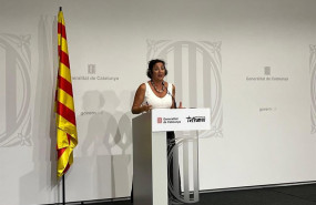 ep la consellera de economia y finanzas de la generalitat alicia romero en rueda de prensa