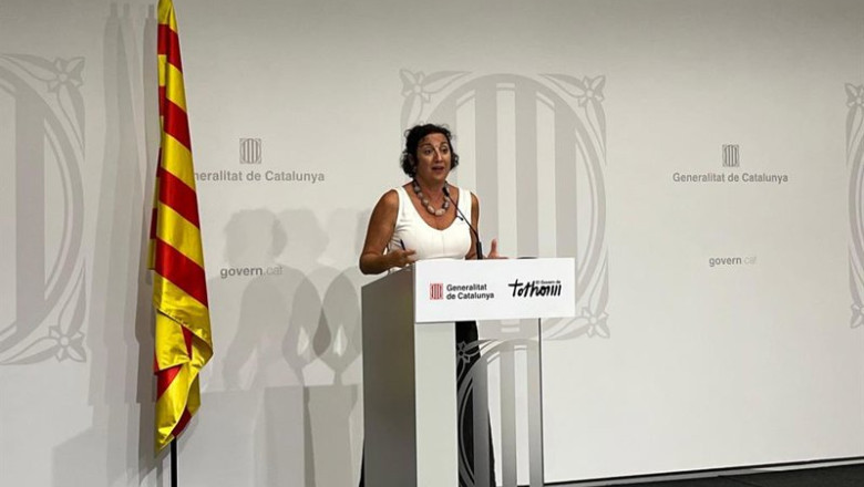 ep la consellera de economia y finanzas de la generalitat alicia romero en rueda de prensa