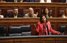ep la ministra de defensa margarita robles interviene en la sesion de control al gobierno en el