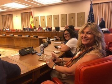 La presidenta de la Comisón del Pacto de Estado contra la Violencia de Género, Beatriz Carrillo de los Reyes, en el Congreso | PSOE ep la presidenta de la comison del pacto de estado contra la violencia de genero beatriz carrillo de