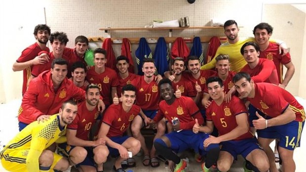 ep la seleccion sub-21 celebratriunfodinamarca