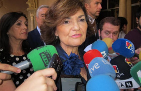ep la vicepresidentagobierno carmen calvo ha asistidola tomaposesionpresidentearagon javier lamban