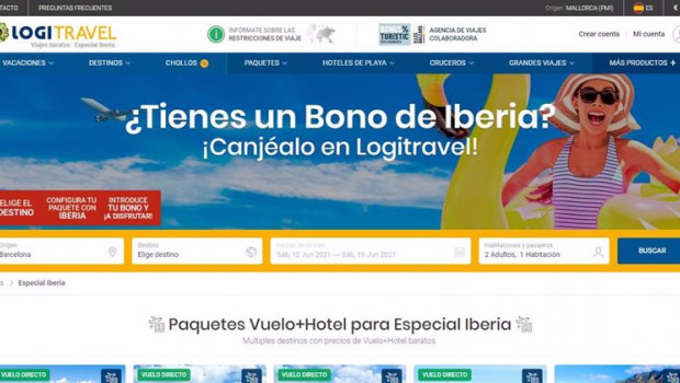 ep logitravel permite el pago de reservas con los bonos de iberia