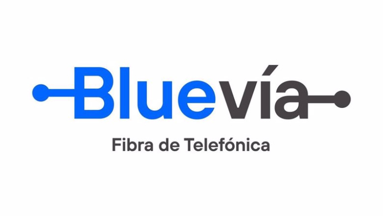 Logo de Bluevía, la sociedad conjunta de fibra rural de Telefónica, Vauban y CAA | TELEFÓNICA ep logo de bluevia la sociedad conjunta de fibra rural de telefonica vauban y caa