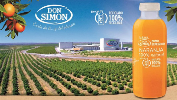 ep nuevo envase para el zumo exprimido de don simon elaborado con rpet 100 reciclado y 100