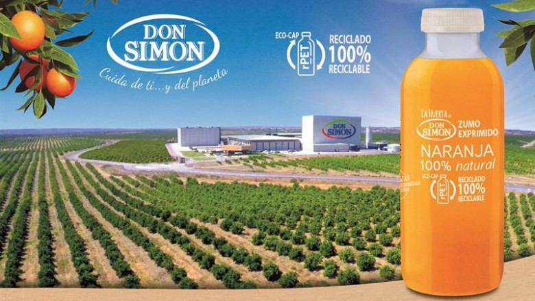 Nuevo envase para el zumo exprimido de Don Simon, elaborado con rPET 100% reciclado y 100% reciclable | DON SIMON ep nuevo envase para el zumo exprimido de don simon elaborado con rpet 100 reciclado y 100