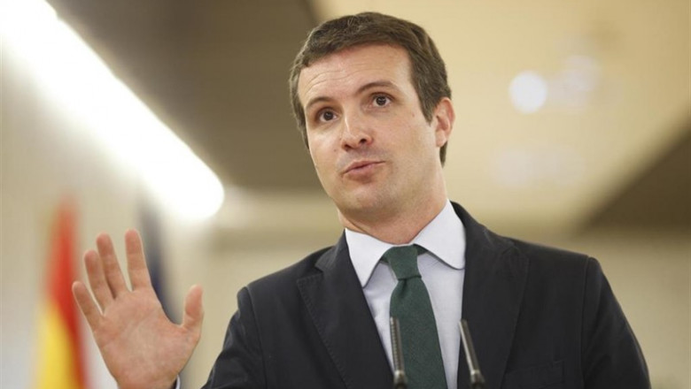 Eduardo Parra - Europa Press ep presidentepp pablo casado ofrecen declaracioneslos medioscomunicacionsu reunionpresidenteupncongresolos diputados