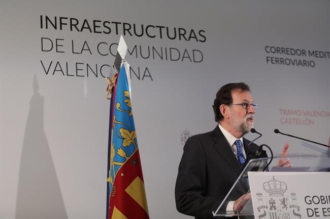 Rajoy preside la puesta en servicio del AVE Valencia-Castellón | TWITTER DE RAJOY ep rajoy presidepuestaservicioave valencia-castellon