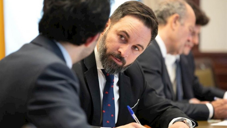 Santiago Abascal en el Congreso | SANTIAGO ABASCAL, EN EL CONGRESO - Archivo ep santiago abascal en el congreso