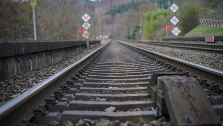 ep vias de tren a 31 de enero de 2026 en amurrio alava pais vasco espana
