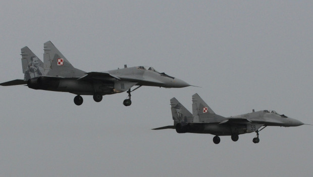 mig 29 dl poland jet fighter