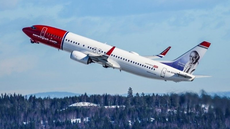 ep archivo   avion de norwegian airlines