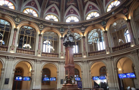 ep archivo   interior del palacio de la bolsa a 13 de mayo de 2021 en madrid espana