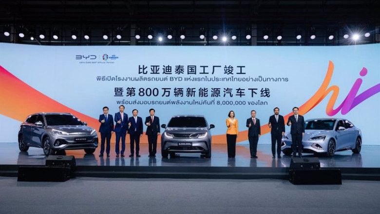 BYD alcanza los ocho millones de vehículos enchufables producidos e inaugura su planta en Tailandia. | BYD ep byd alcanza los ocho millones de vehiculos enchufables producidos e inaugura su planta en