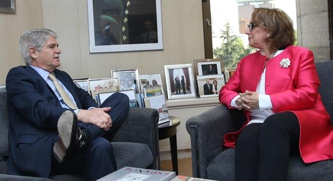 Dastis y Grynspan en una reunión en Madrid, SEGIB | SEGIB ep dastisgrynspanuna reunionmadrid segib