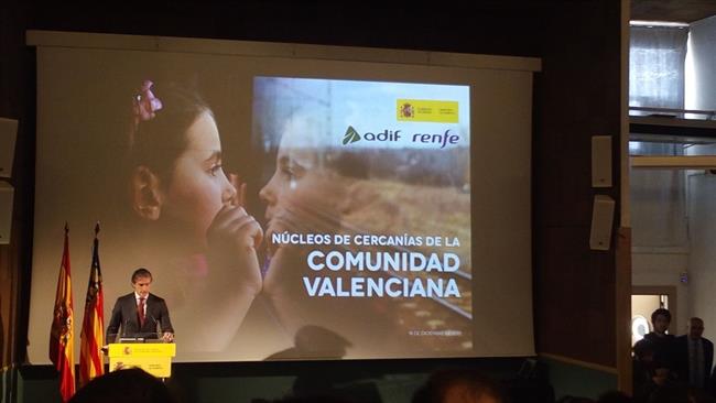 De la Serna en la presentación en València del Plan de Cercanías | EUROPA PRESS ep desernala presentacionvalnciaplancercanias