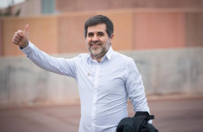 ep el expresidente de la asamblea nacional catalana anc jordi snchez tras salir de la carcel en un