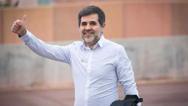 ep el expresidente de la asamblea nacional catalana anc jordi snchez tras salir de la carcel en un