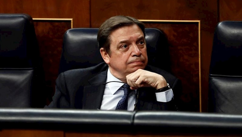 El ministro de Agricultura, Luis Planas, este miércoles en la sesión de control al Gobierno en el Congreso de los Diputados | Pool ep el ministro de agricultura luis planas este miercoles en la sesion de control al gobierno en el