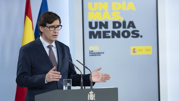 ep el ministro de sanidad salvador illa comparece en rueda de prensa tras el consejo de ministros en