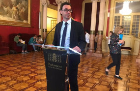 ep el portavoz del pp en el parlament toni costa en declaraciones a los medios