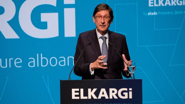 ep el presidente de caixabank jose ignacio goirigolzarri en el encuentro empresarial elkargi 2021