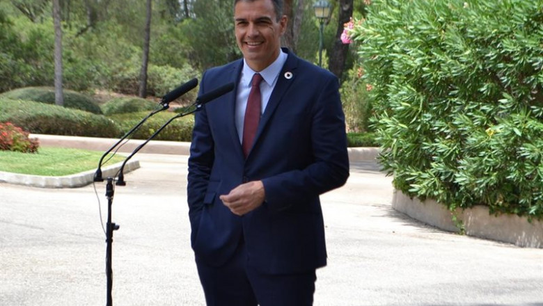 ep el presidente del gobierno pedro sanchez en su comparecencia ante los medios tras despachar con