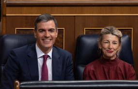 ep el presidente del gobierno pedro sanchez y la vicepresidenta segunda y ministra de trabajo