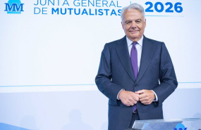 ep el presidente del grupo mutua ignacio garralda durante la junta general de mutualistas 2026