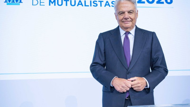 ep el presidente del grupo mutua ignacio garralda durante la junta general de mutualistas 2026