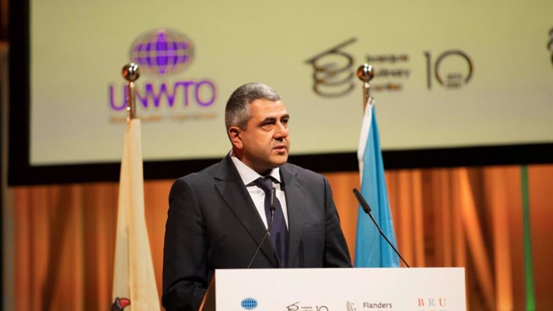 El secretario general de la OMT, Zurab Pololikashvili, en el 6 Foro Mundial del Turismo Gastronómico de la OMT | OMT ep el secretario general de la omt zurab pololikashvili en el 6 foro mundial del turismo