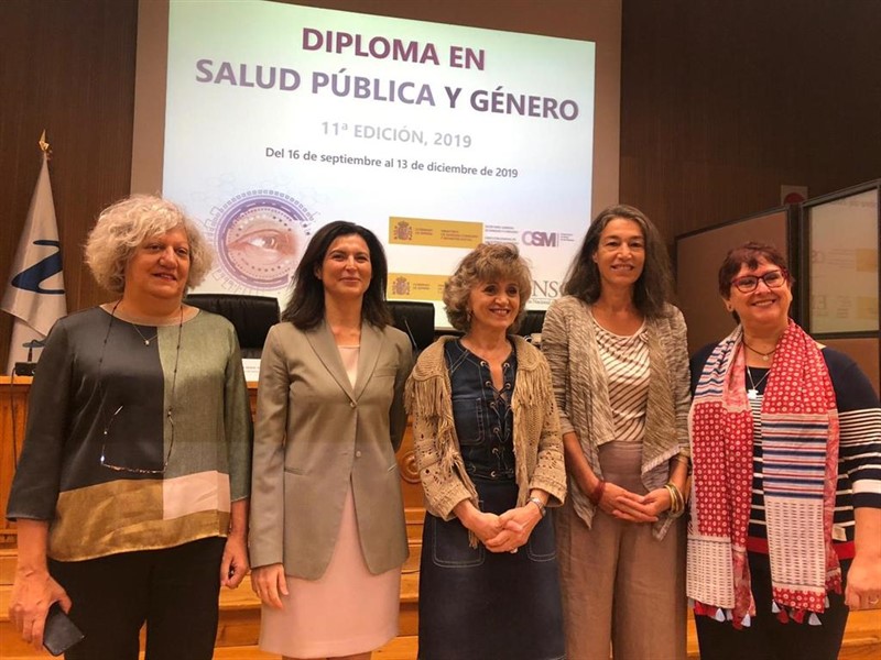 ep foto de la inauguracion de la 11 edicion del diploma de salud publica y genero