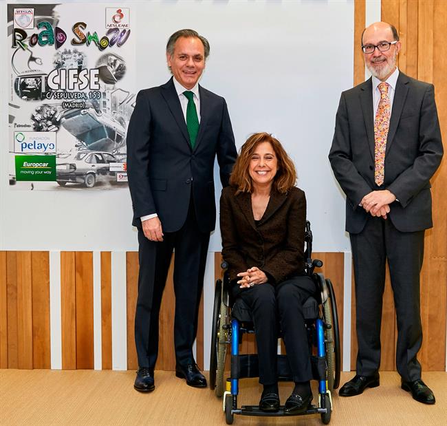J. María González, J. Boada y Mar Cogollos | EUROPCAR, FUNDACIÓN PELAYO Y AESLEME ep j maria gonzalez j boadamar cogollos