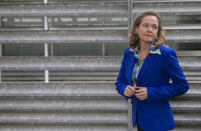 ep la ministra de economia y empresa en funciones nadia calvino tras la presentacion el proyecto
