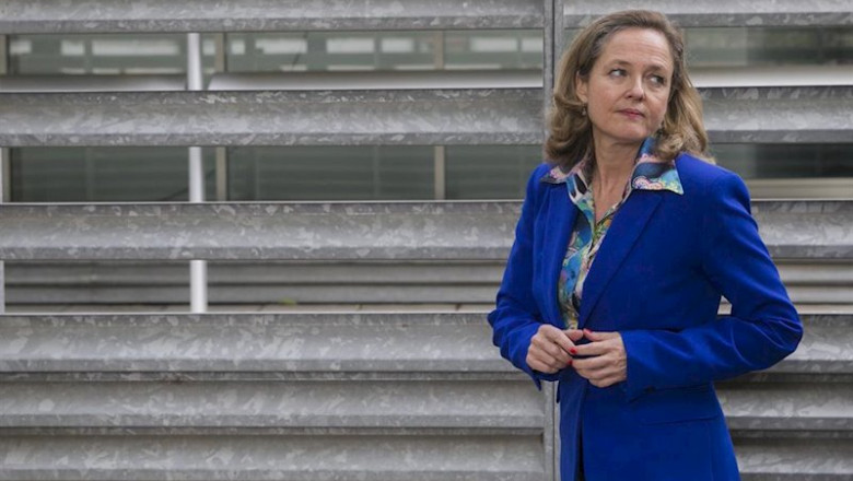 La ministra de Economía y Empresa en funciones, Nadia Calviño. | María José López - Europa Press ep la ministra de economia y empresa en funciones nadia calvino tras la presentacion el proyecto