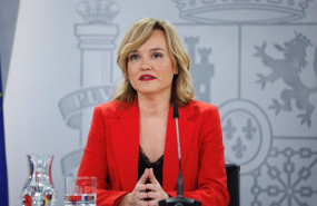 ep la ministra portavoz pilar alegria interviene durante una rueda de prensa posterior a la reunion