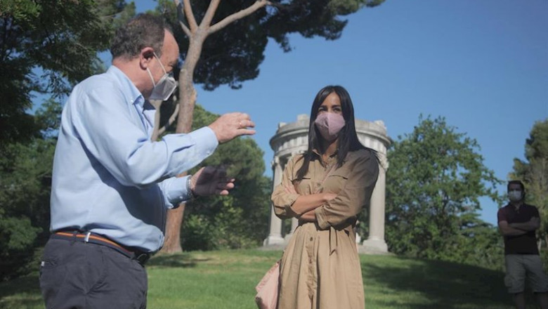 ep la vicealcaldesa de madrid begona villacis durante una visita al parque de el capricho ep la vicealcaldesa de madrid begona villacis durante una visita al parque de el capricho
