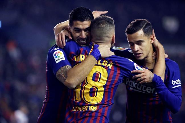 ep los jugadoresfc barcelona celebrangolvallecas
