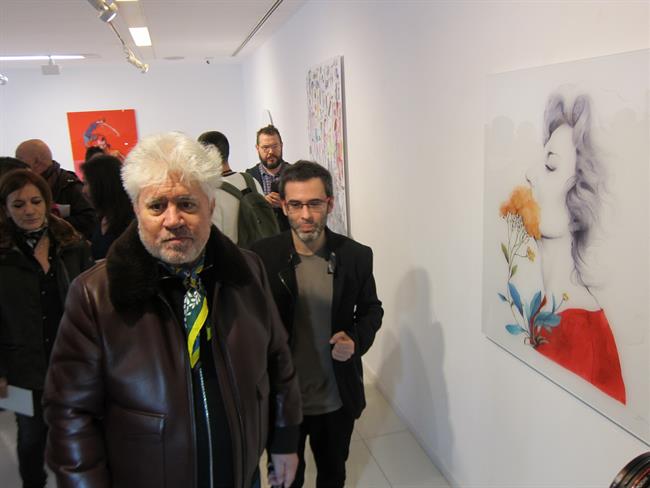 Pedro Almodóvar visita la exposición en Cáceres | EUROPA PRESS ep pedro almodovar visitaexposicioncaceres