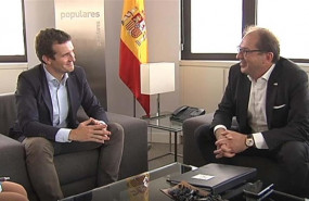 ep presidentepp pablo casado se reunepresidentela csubundestag alexander drobrindt