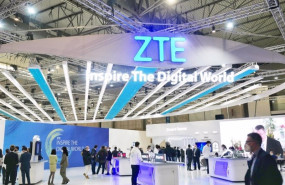 ep stand de zte en el mobile world congress de barcelona celebrado entre el 28 de febrero y el 3 de
