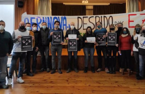 ep trabajadores de aernnova encerrados en protesta por el ere