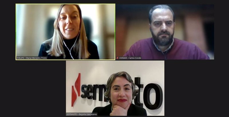 ep webinar sobre iluminacion organizado por aeca y sernauto los dias 1 y 2 de marzo de 2021